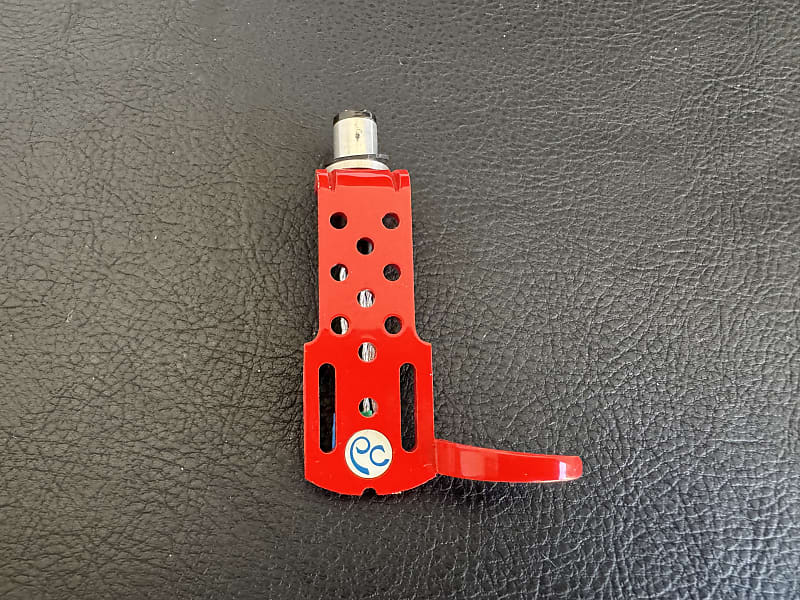 Pickering AS-2PS Red Headshell 9g with High Quality 5N Pure Silver Litz leads - 2 of 2  			