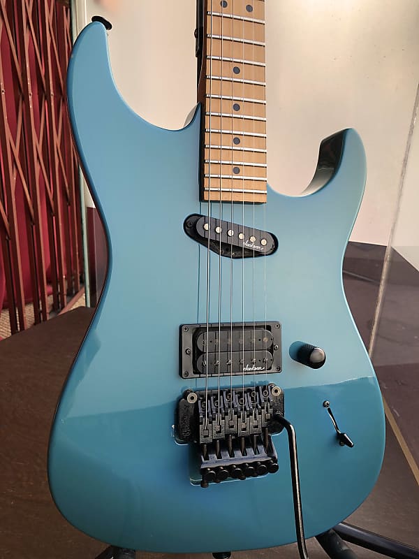 1991 MIJ Charvel DK-060-SH in rare Robin Egg's Blue with Maple Fretboard