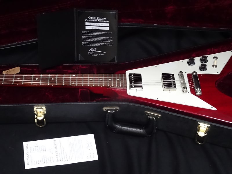 Gibson Flying V 1967 Reissue Historic Custom Shop with COA & Case