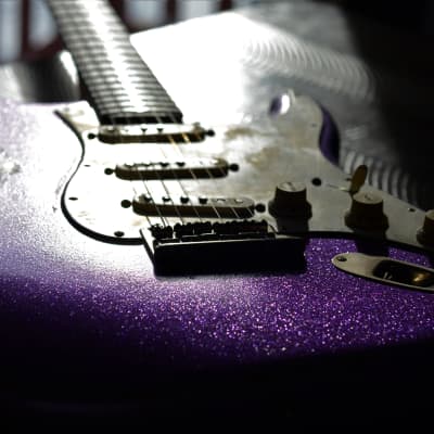 American Fender Stratocaster Custom Relic Purple Sparkle CS Fat 50's image 9