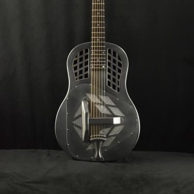 National Tricone 12-Fret Raw Steel image 2