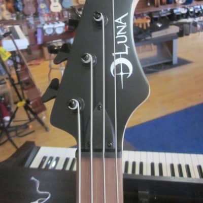 Luna Tattoo 4-String Electric Bass 30" Scale TAT 30 image 6