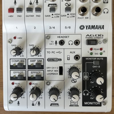 Yamaha MG06X / AG06 / MG10XU mixer for DJ setup - Gearspace