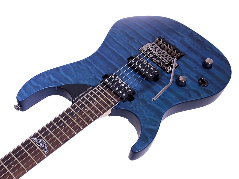 washburn Parallaxeシリーズ Trans Blue Matte Washburn PXM200