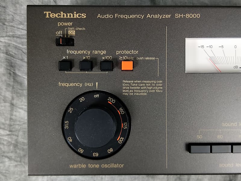 Technics SH-8000 Audio Frequency Analyzer Test Sound Generator W