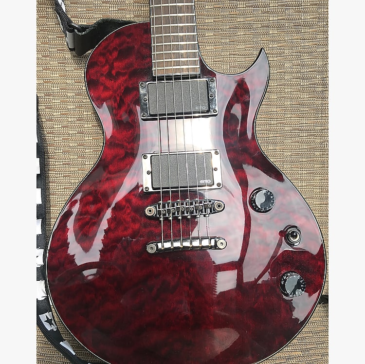 Ibanez ARZ800 w/ EMG's 2010s | Electric Guitar | Transparent Deep Red -  Free Shipping in Canada