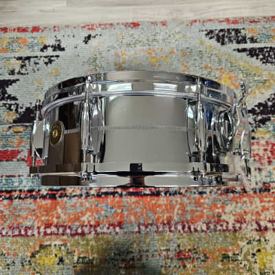 Gretsch G4160 Chrome Over Brass 14x5" 8-Lug Snare Drum image 4