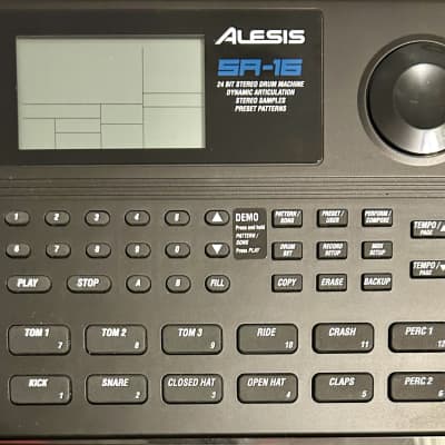 Alesis SR-16 Drum Machine 2010s - Black