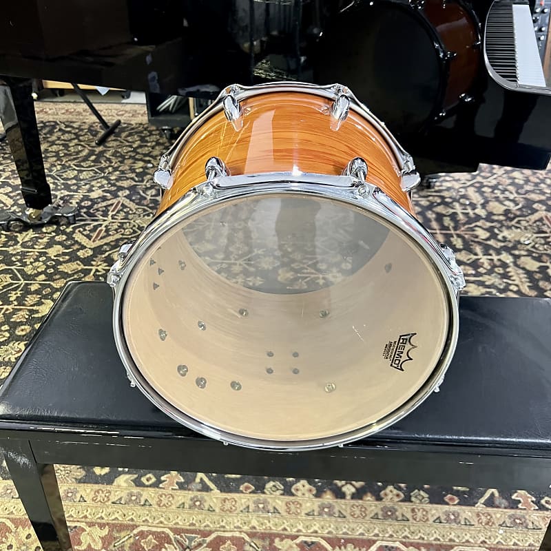 Yamaha Oak Custom 14” x 12” Tom Amber original MIJ Japan