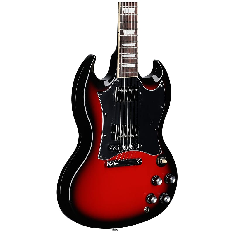 Gibson SG Standard Custom Color Electric Guitar, Cardinal Red Burst image 1