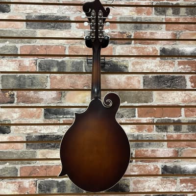 The Loar LM-310F Hand-Carved F-Style Mandolin Vintage Brown image 5