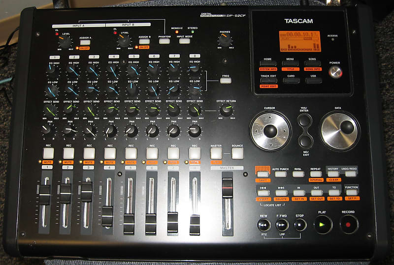 TASCAM DP-02 CF Digital Portastudio 8-Track Recorder w/1GB Compact Flash