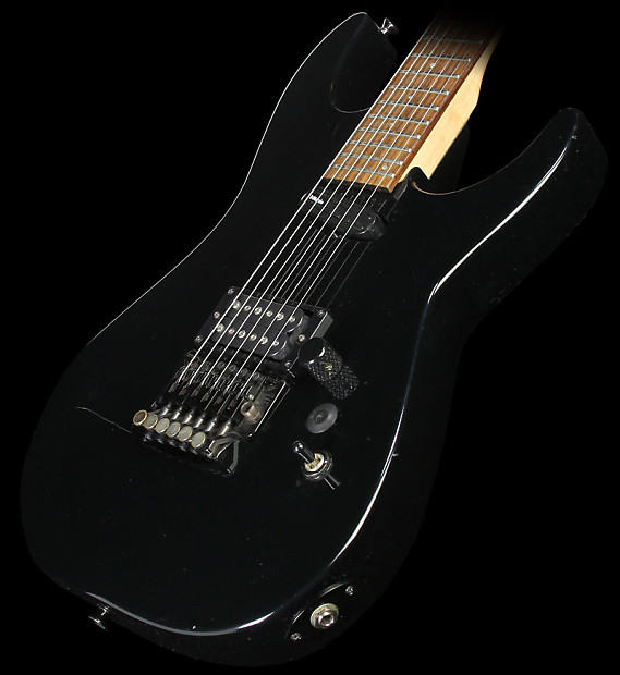 Used 1994 ESP M-II Deluxe Electric Guitar Black image 1