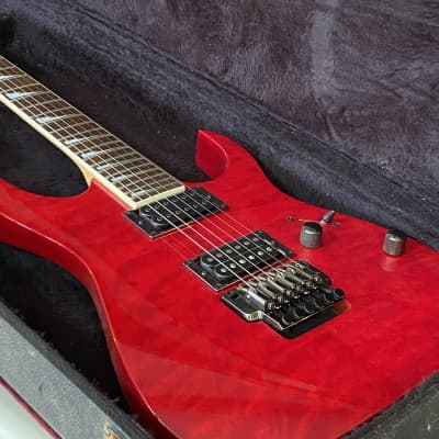 Ibanez RG370DX 【値下げ可能】 Ibanez RG370DX 2005 - Trans Red | Reverb