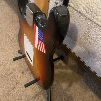 Fender American Standard Stratocaster with Maple Fretboard 1986 - 1993 Brown Sunburst image 13