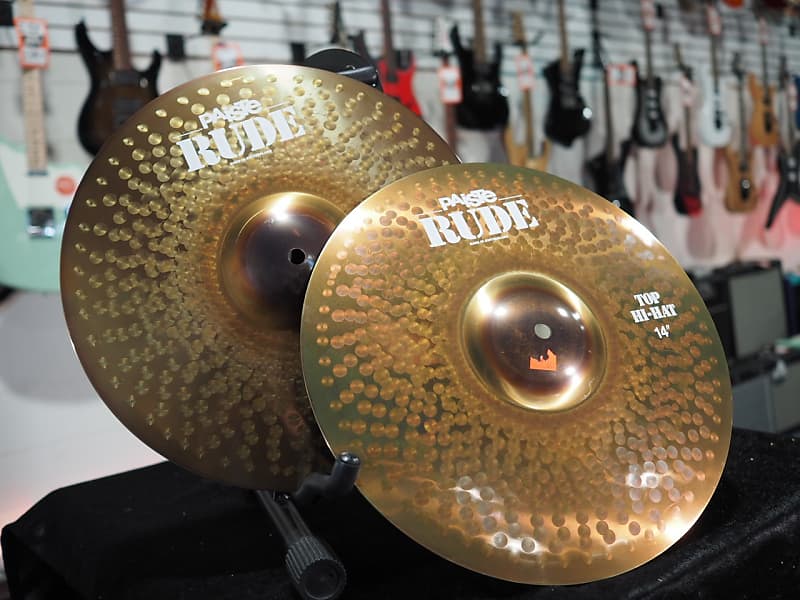 Paiste 14" RUDE Hi-Hat Cymbals // NEW // Free Shipping image 1