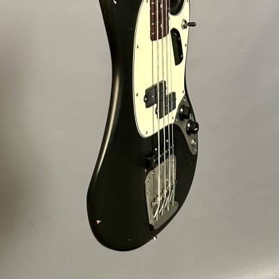Nash MB/J-63 Mustang Precision Jazz Bass - Black image 3