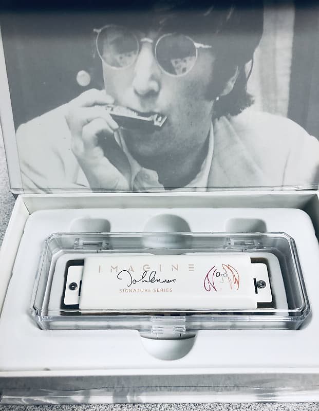 Hohner John Lennon Signature Series Harmonica White Reverb