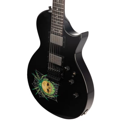 ESP 30th Anniversary KH-3 Spider Electric Guitar - Black With Spider Graphic image 4
