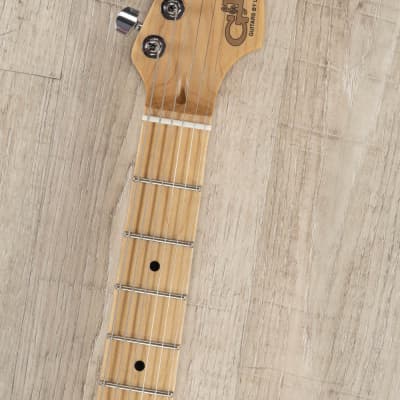 G&L USA Fullerton Deluxe Legacy HB HSS Guitar, Sublime Green, Maple Fretboard, Deluxe Gig Bag image 8