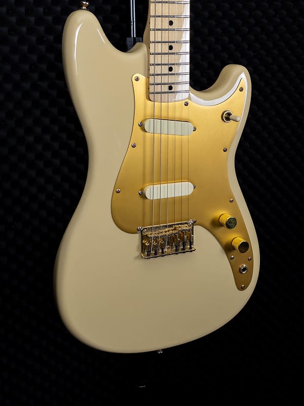 Squier Duo-Sonic 50s Desert Sand Gold Upgrade