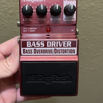 DigiTech X-Series Bass Driver Overdrive/Distortion 2010s - Burgundy for sale