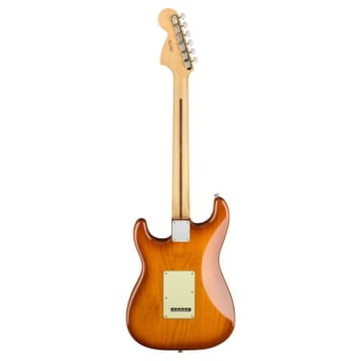 Fender American Performer 6-String Right-Handed Stratocaster Electric Guitar with Rosewood Fingerboard and Satin Urethane Neck Finish (Honey Burst) image 2