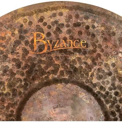 Meinl Byzance Extra Dry  B15EDMTH 15" Medium Thin Hihat, pair (w/ Video Demo) image 10