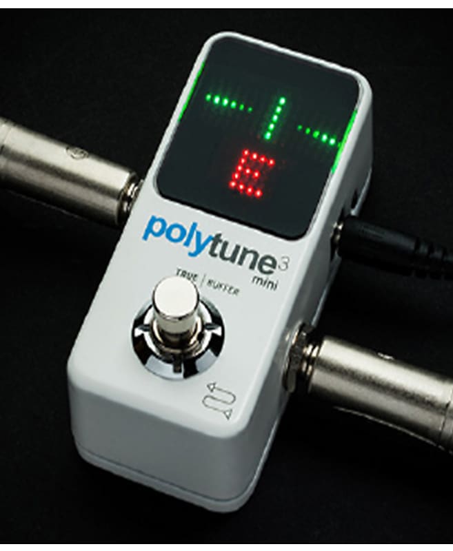 TC Electronic POLYTUNE 3 MINI Tiny Polyphonic Tuner with Multiple