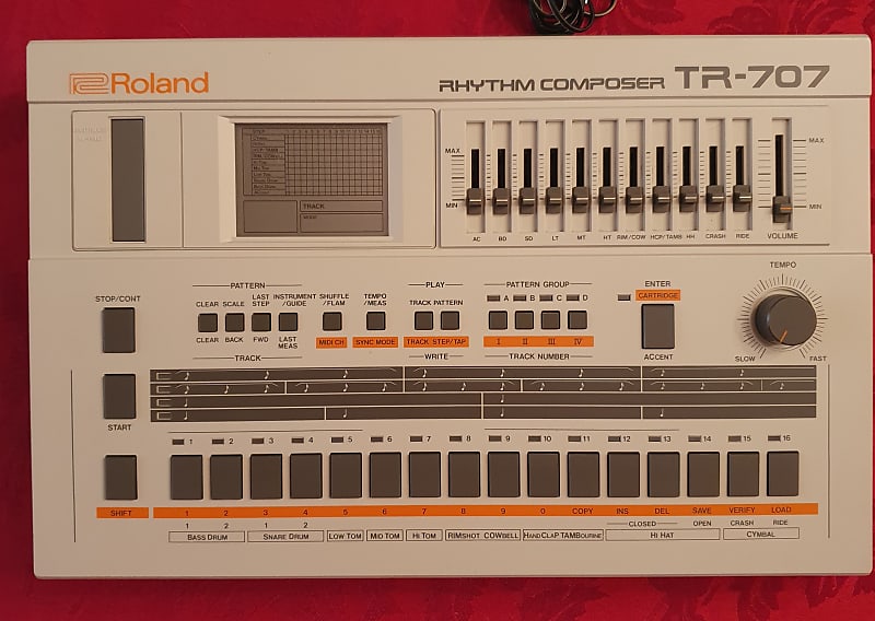 Roland TR-707 Rhythm Composer Drum Machine