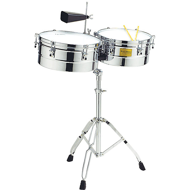 Tycoon TTI-1415C 14/15" Chrome Shell Timbales image 1