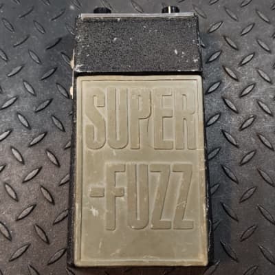 Univox Super Fuzz Vintage Rare Black Grey Superfuzz REPLACEMENT Battery Cover for sale