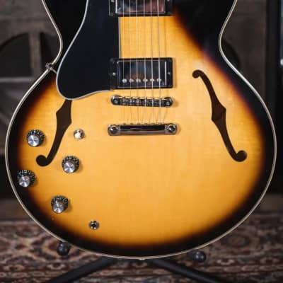 Gibson ES-345 (Left-Handed) - Vintage Sunburst with Hardshell Case image 3