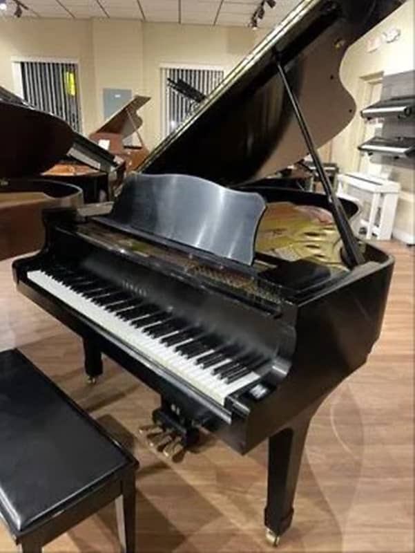 Yamaha C3 Grand Piano in Satin Ebony image 1