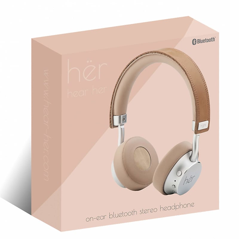 HER HF8 Micro-casque supra-auriculaire Bluetooth, filaire beige, argent  volume réglable - Conrad Electronic France