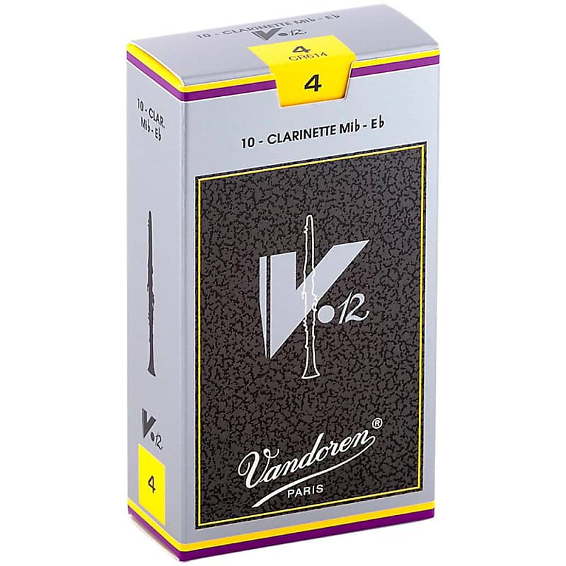 Vandoren V12 Series Eb Clarinet Reeds Strength 4, Box of 10 image 1