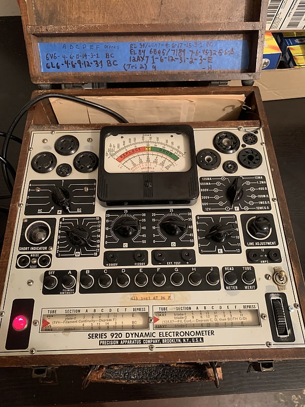 Vintage Precision 920 Tube Tester | Reverb