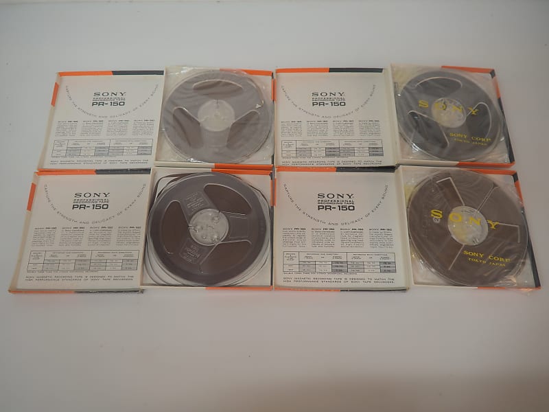 Sony PR150 Reel to Reel Recording Tape, LP, 7 Reel, 1800 ft, Used