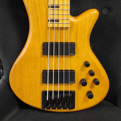 SCHECTER Bassgitarre, Session Stiletto 5, Aged Natural Satin image 2