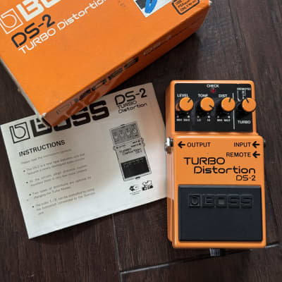 Boss DS-2 Turbo Distortion 1987 - 1989 Made In Japan | Reverb