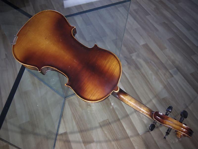 1960s USA 4/4 Violin Stradivarius Copy Brown Varnish Nice Original Student  Model No Bow or Case