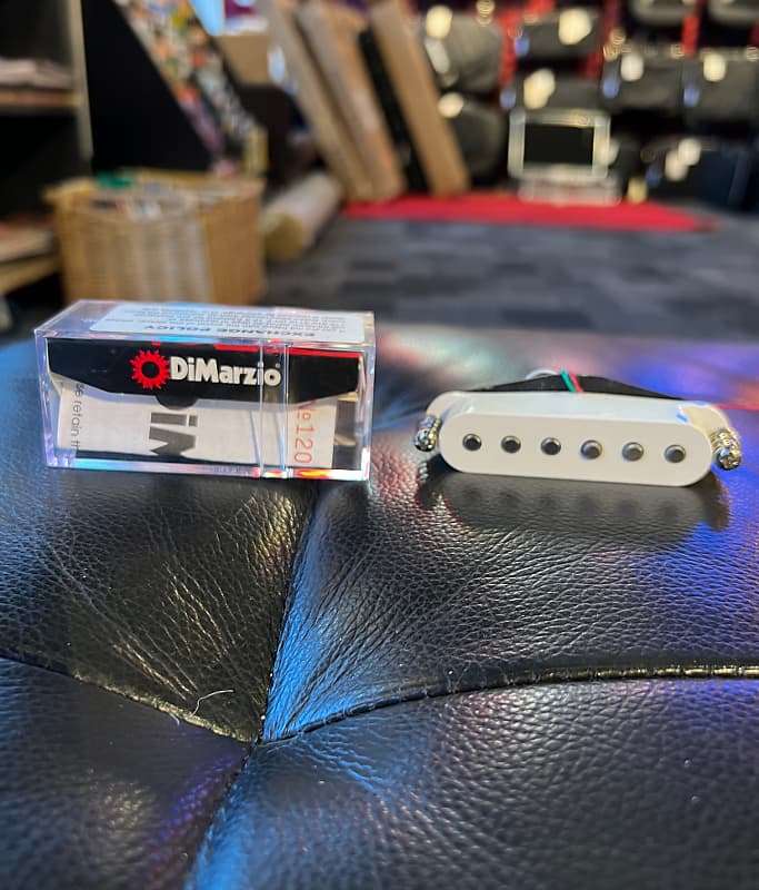 Dimarzio Dp415 Area 58 Strat Pickup White Middle Neck Reverb 0469