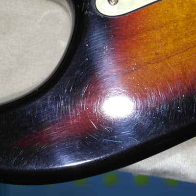1997 Fender Squier Pro Tone ProTone Stratocaster Fender 3 Tone Sunburst All Original With Gig Bag! image 12