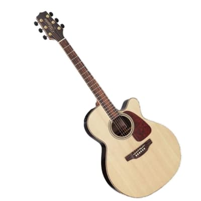 Takamine GN93CE-NAT NEX Cutaway 6-String Right-Handed Acoustic-Electric Guitar with Maple Body, Solid Spruce Top, Slim Mahogany Neck, and Rosewood Fingerboard (Natural) image 3