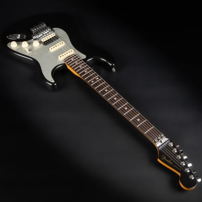 2021 Fender American Ultra Luxe Stratocaster RW Floyd Rose HSS - Mystic Black | USA Matching Headstock | COA OHSC image 7