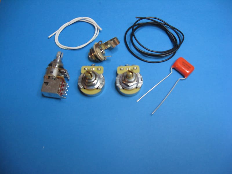 AM Guitar Works Jazz J Bass Wiring Kit with Series Parallel Reverb