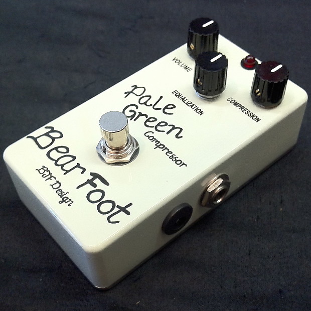 ギター BearFoot Pale Green Compressor Bearfoot FX Pale Green Compressor | Reverb