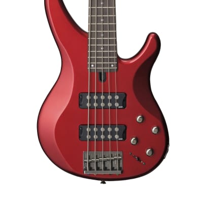 Yamaha TRBX305 5-String Electric Bass Candy Apple Red Rosewood Fretboard image 1