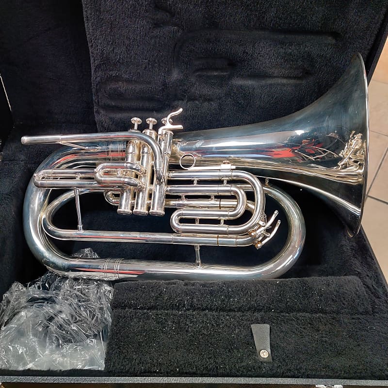Blessing BM-301SP Silver Marching Baritone image 1