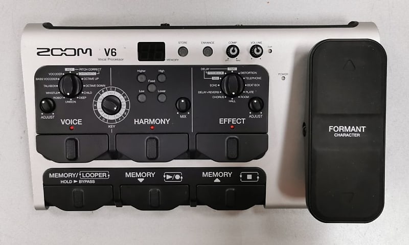 配信機器・PA機器・レコーディング機器 ZOOM V6 Vocal Processor 配信機器・PA機器・レコーディング機器 zoom v6 sp vocal